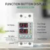 60A Din Rail 230V Adjustable Over and Under Voltage Protective Device Protector Relay Monitor Current Limit TOMZN TOVPD1-63-EC