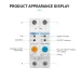 63A Ewelink Single Phase WIFI Smart Energy Meter Kwh Metering Monitoring Circuit Breaker Timer Relay with Leakage Protection