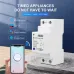 80A 2P Din Rail wifi smart switch circuit breaker remote control by TUYA smartlife with Alexa Google Home for home TOMZN