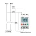 AC DC adjustable Over and Under Voltage Protector single Phase Din rail Voltage Monitoring Protection Relay