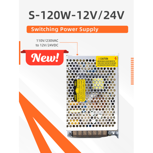 AC-DC Switching Power Supply S-120W-12V 24V 36V 48V 60V For Industrial PLC PC CNC AC 100-120V 200-240V tomzn office