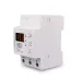 Din rail 63A 90-270V Adjustable over under voltage proteciotn device automatic reconnect protector with voltage display