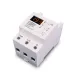 Din rail 63A 90-270V Adjustable over under voltage proteciotn device automatic reconnect protector with voltage display