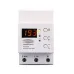 Din rail 63A 90-270V Adjustable over under voltage proteciotn device automatic reconnect protector with voltage display