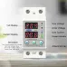 Dual Display 230V Din Rail Adjustable Over Under Voltage Current Protective Device Protector Relay TOMZN TOVPD1-63-VA