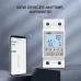 Reclosable smartlife TUYA WIFI Circuit breaker 63A 110V 220V Energy Meter Metering Timer with voltage current leakage protection