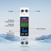 TOMZN 18mm DIN Rail Dual Display Adjustable Protective Relay 40A AC110V-230V Over Voltage Under Voltage Over Current Protector