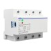 TOMZN 60A 380VAC Three Phase Four Wire DIN Rail Automatic Recovery Reconnect Over Voltage And Under Voltage Protection Relay LED