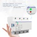 TOMZN 60A 380VAC Three Phase Four Wire DIN Rail Automatic Recovery Reconnect Over Voltage And Under Voltage Protection Relay LED