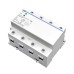TOMZN 60A 380VAC Three Phase Four Wire DIN Rail Automatic Recovery Reconnect Over Voltage And Under Voltage Protection Relay LED