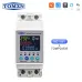 TOMZN 63A 110V 230V WIFI Smart Switch smartlife Kwh Metering Circuit Breaker Timer with voltage current and leakage protection