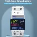 TOMZN 63A 110V 230V WIFI Smart Switch smartlife Kwh Metering Circuit Breaker Timer with voltage current and leakage protection