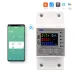TOMZN 63A 80A WIFI Smart Energy Meter Kwh Metering Circuit Breaker Timer with voltage current and leakage protection TUYA TOMPD