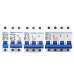 TOMZN AC MCB TOB1-63H C curve 230/400V~ 50HZ/60HZ Mini Circuit breaker 1P 2P 3P 4P 3A 6A 10A 16A 20A 25A 32A 40A 50A 63A