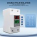 TOMZN Adjustable Voltage&Current Protector Cut off L+N Isolation AC 110V 230V 63A Over/Under Voltage Over Current Protection
