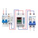 TOMZN Adjustable Voltage&Current Protector Cut off L+N Isolation AC 110V 230V 63A Over/Under Voltage Over Current Protection