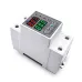 TOMZN Din Rail 230V Adjustable Over and Under Voltage Protective Device Protector Relay Monitor Current Limit 63A