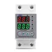 TOMZN Din Rail 230V Adjustable Over and Under Voltage Protective Device Protector Relay Monitor Current Limit 63A