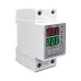 TOMZN Din Rail 230V Adjustable Over and Under Voltage Protective Device Protector Relay Monitor Current Limit 63A colourful