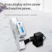 TOMZN Energy Meter CT LCD 85-300V Max 400V 100A 50/60Hz Positive Reverse Active Reactive Energy Voltage Current Hz PF Backlight