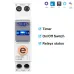 TOMZN ewelink 1P+N 63A 110V 220V WIFI Smart Switch Energy Meter Kwh Metering Circuit Breaker Timer Relay for Smart Home