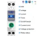 TOMZN ewelink 1P+N 63A 110V 220V WIFI Smart Switch Energy Meter Kwh Metering Circuit Breaker Timer Relay for Smart Home