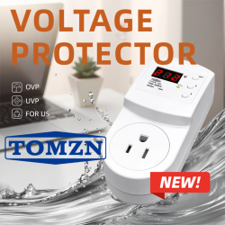 TOMZN Official Voltage Protective Socket For US AC110V 120V Standard US Outlet American Socket Over And Under Voltage Protection