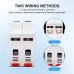 TOMZN TUYA 1-63A TOMZN 2P WIFI Smart Switch Energy Meter Circuit Breaker voltage current leakage protection Relay cut off L+N