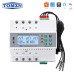 TOMZN WIFI Smart Three Phase Multifunctional Protector 4P AC380V 63A Voltage Current Power Energy Leakage Display TUYA SmartLife