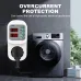 TOSVA-16 Reclosable Voltage current Protector Socket AC 110V 220V Adjustable 16A Power Surge Protector EU Plug Socket TOMZN