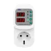 TOSVA-16 Reclosable Voltage current Protector Socket AC 110V 220V Adjustable 16A Power Surge Protector EU Plug Socket TOMZN