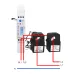 100A Din Rail 18mm Tuya 2 Phase 3 wires WIFI Smart Energy Meter Power Consumption Monitor kWh Meter Wattmeter 110V+110V